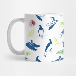 Wood Pigeon Pattern NZ birds Mug